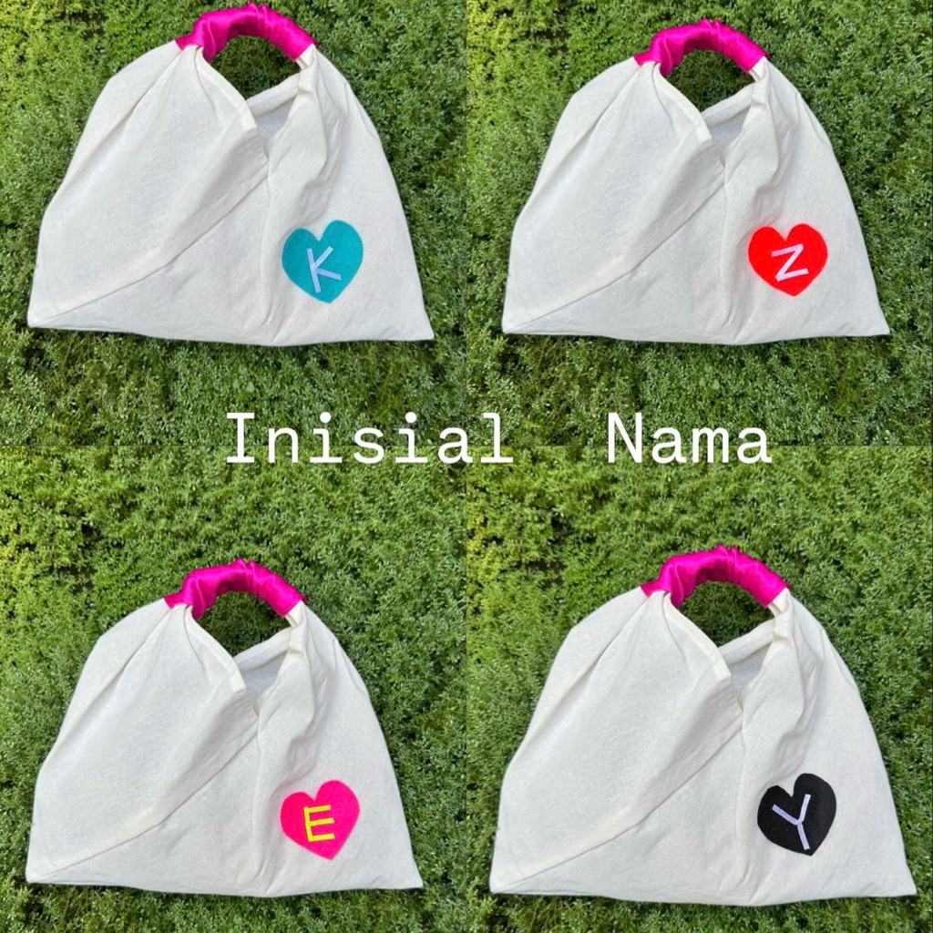 NERISSA — Papilon Inisial Bag | Tas Hampers - Souvenir - Hadiah - Bento Bag Flower / Tas hajatan / T