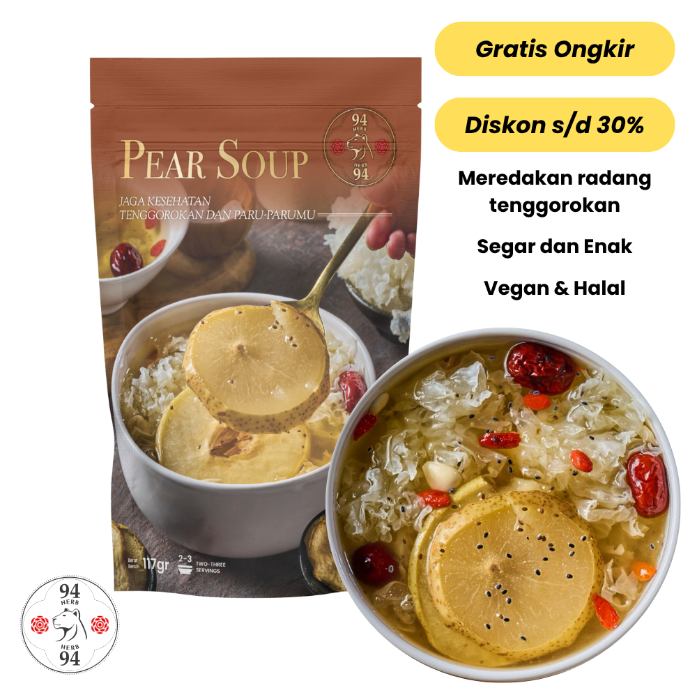

Pear Herbal Soup / Sup Anti Batuk/ Cia Po / Xiao Diao Li Tang / Sup Pir 9 bahan / Batuk Herbal