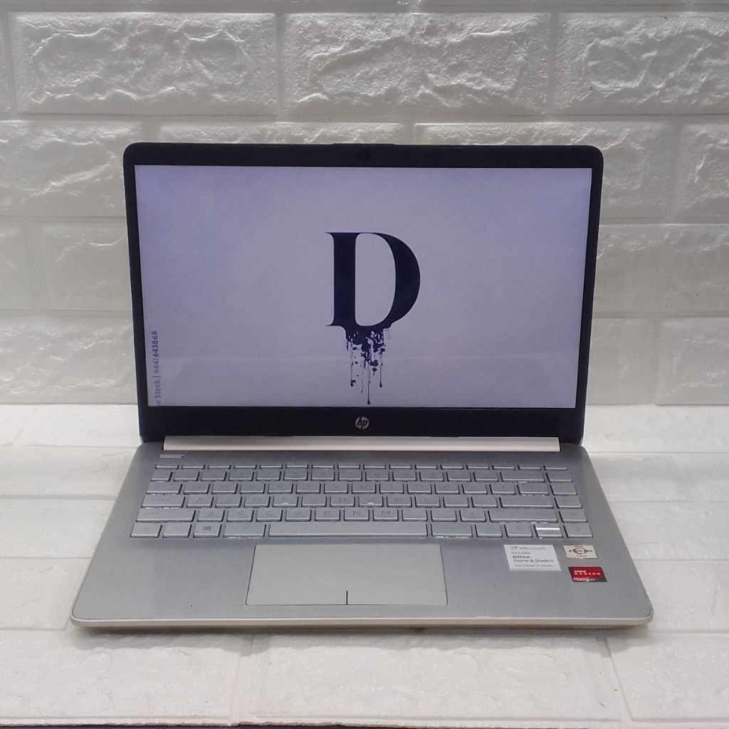 Laptop Hp 14s-dk Amd Athlon Gold 3150U RAM 8GB SSD 512GB 2ND