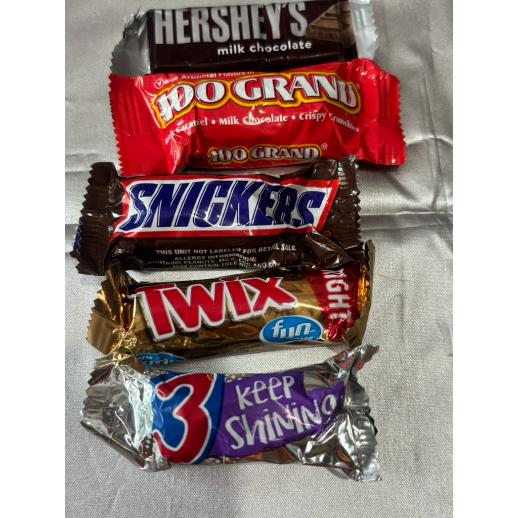

Macam Macam Coklat mini dari Amerika isi 5 pcs