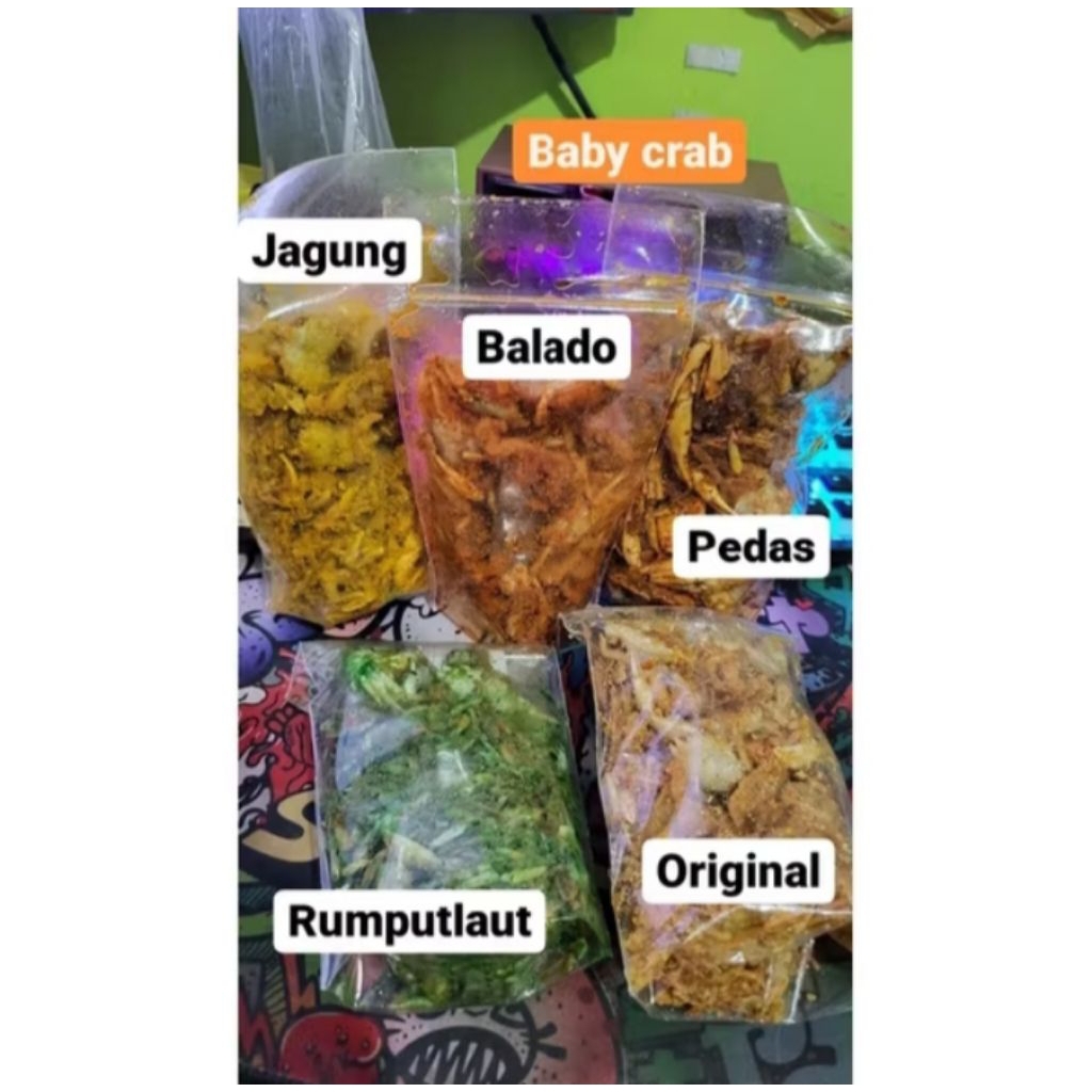 

Baby Crab Crispy 100gr