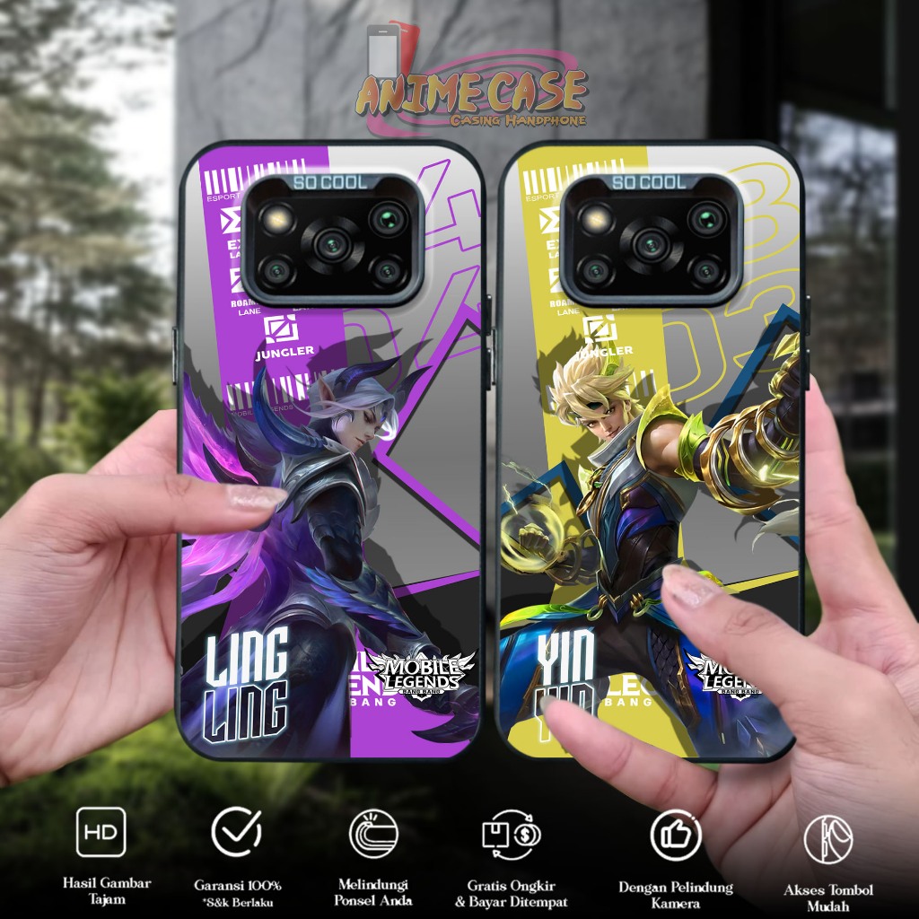 Premium Matte POCO X3 X3 NFC X3 PRO Motif MLBB Hard Casing Hp Anime Case Case Socool IMD Softcase Hp