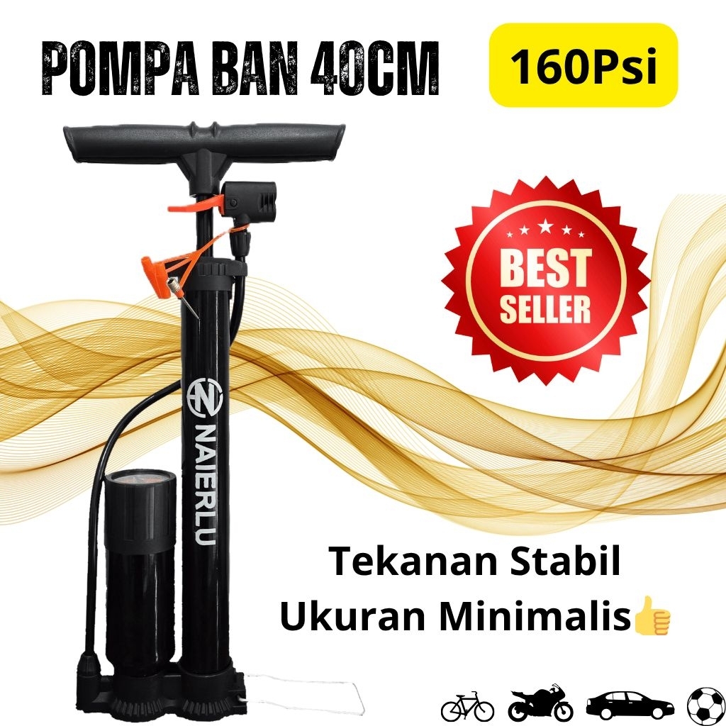 Pompa Ban 40cm / Pompa Sepeda Motor / Pompa 160psi