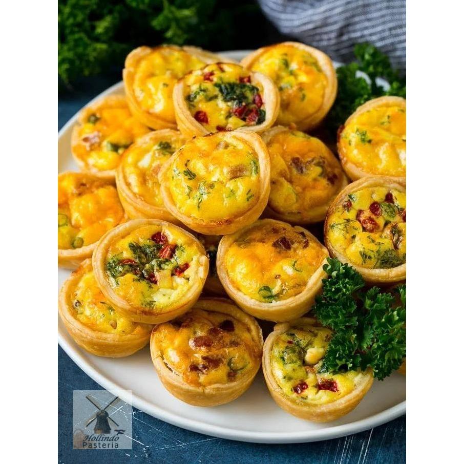 

Muffin Sized Mini Quiche Goddess with Options of Choice Pack of 8 pcs