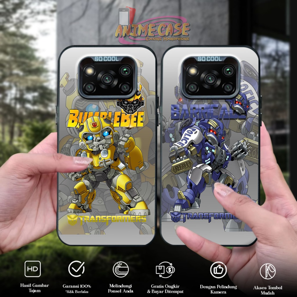 Premium Matte POCO X3 X3 NFC X3 PRO Motif TRNSFMR Hard Casing Hp Anime Case Case Socool IMD Softcase