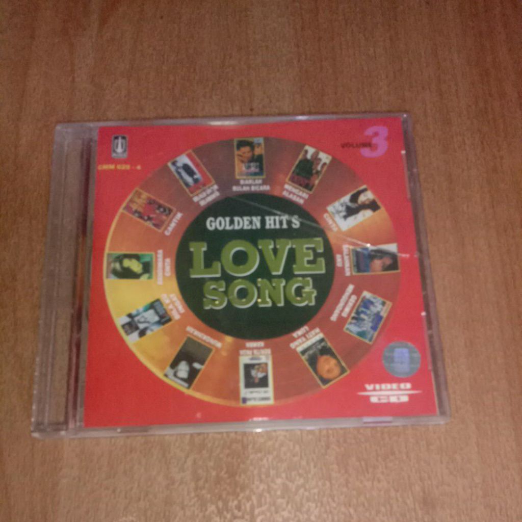 VCD GOLDEN HITS LOVE SONG VOLUME 3