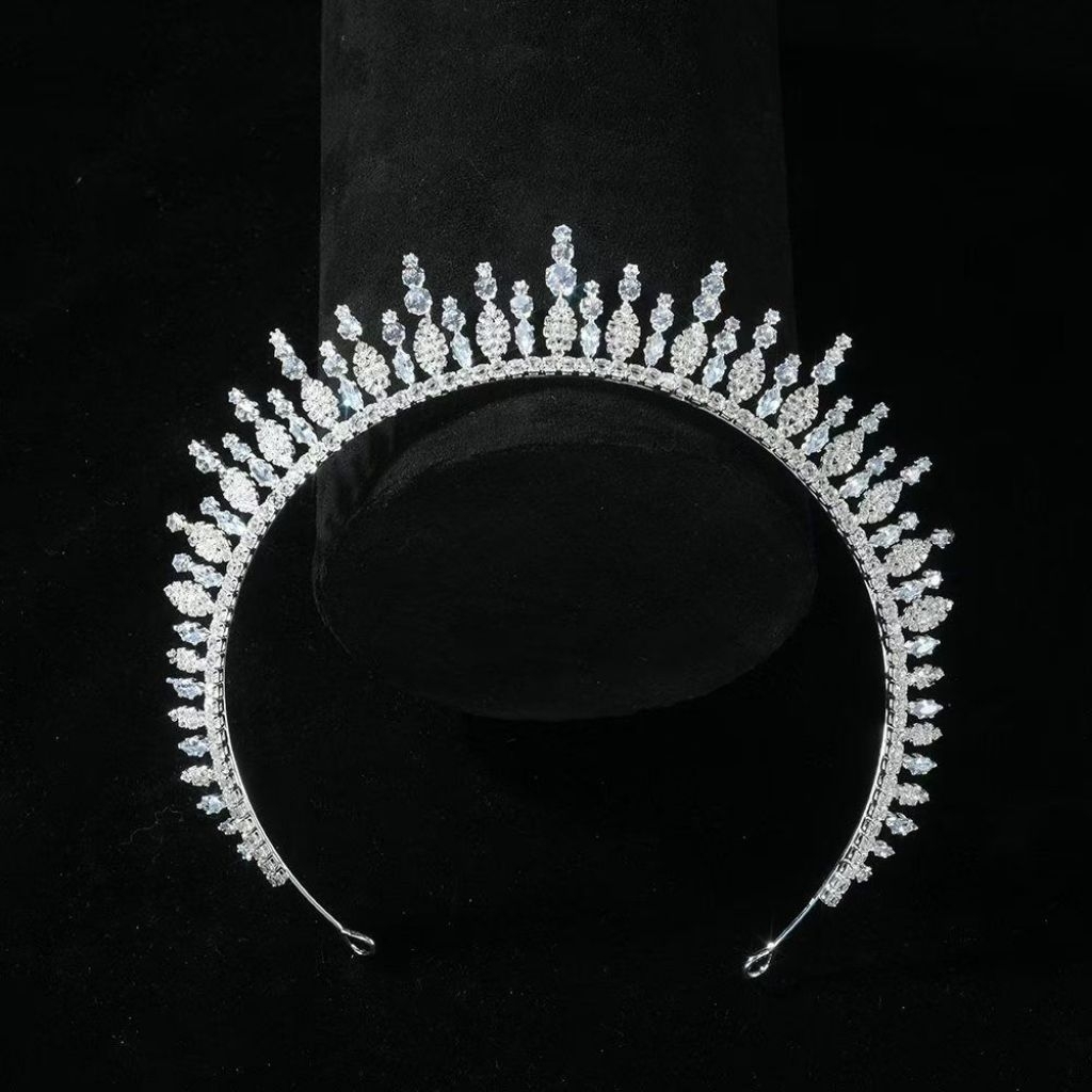 Mahkota Pengantin Zircon Nicole sampai telinga