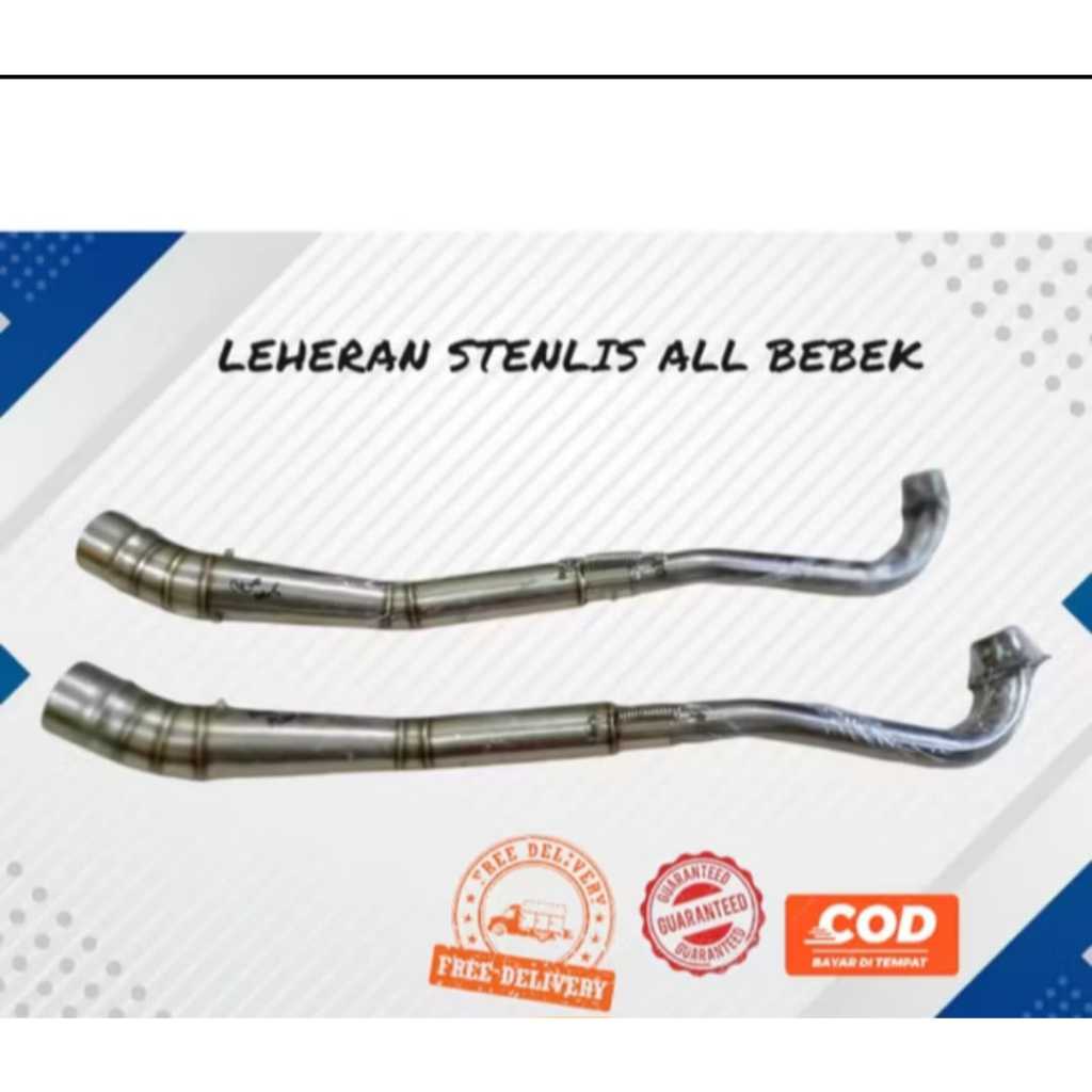 Leheran Pipa Leher Knalpot Racing Bebek Jupiter Z Vega / Leheran Knalpot Supra X 125
