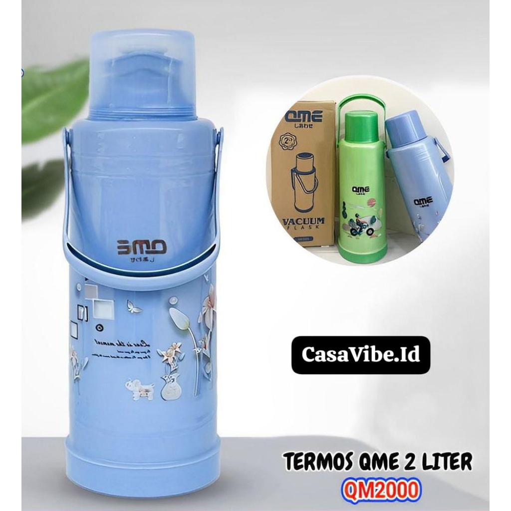Termos Air Panas & Dingin QME 2 Liter / Termos Vacum Flask / Termos Serbaguna