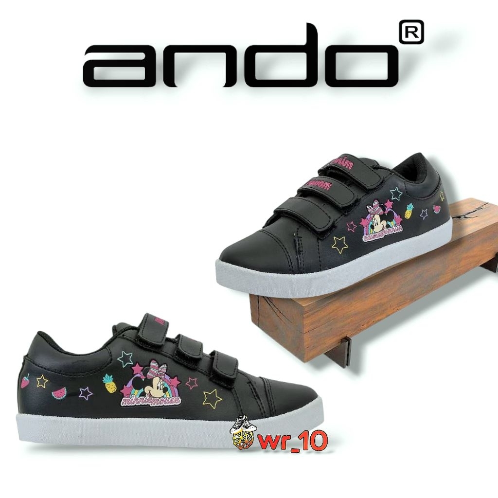 SEPATU ANDO ANAK PEREMPUAN MICKEY SIZE 29-32 ORIGINAL