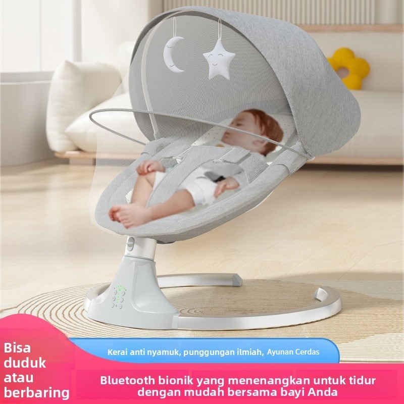 Kursi goyang bayi, kursi nyaman untuk bayi baru lahir, kursi malas bayi, kursi goyang bayi, kursi go