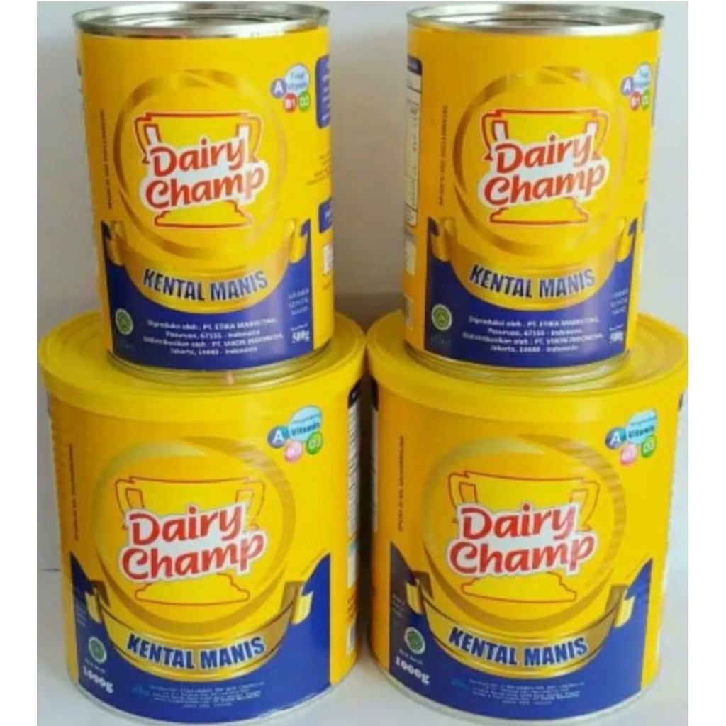 

Kental manis Dairy Champ krimer kental manis kaleng