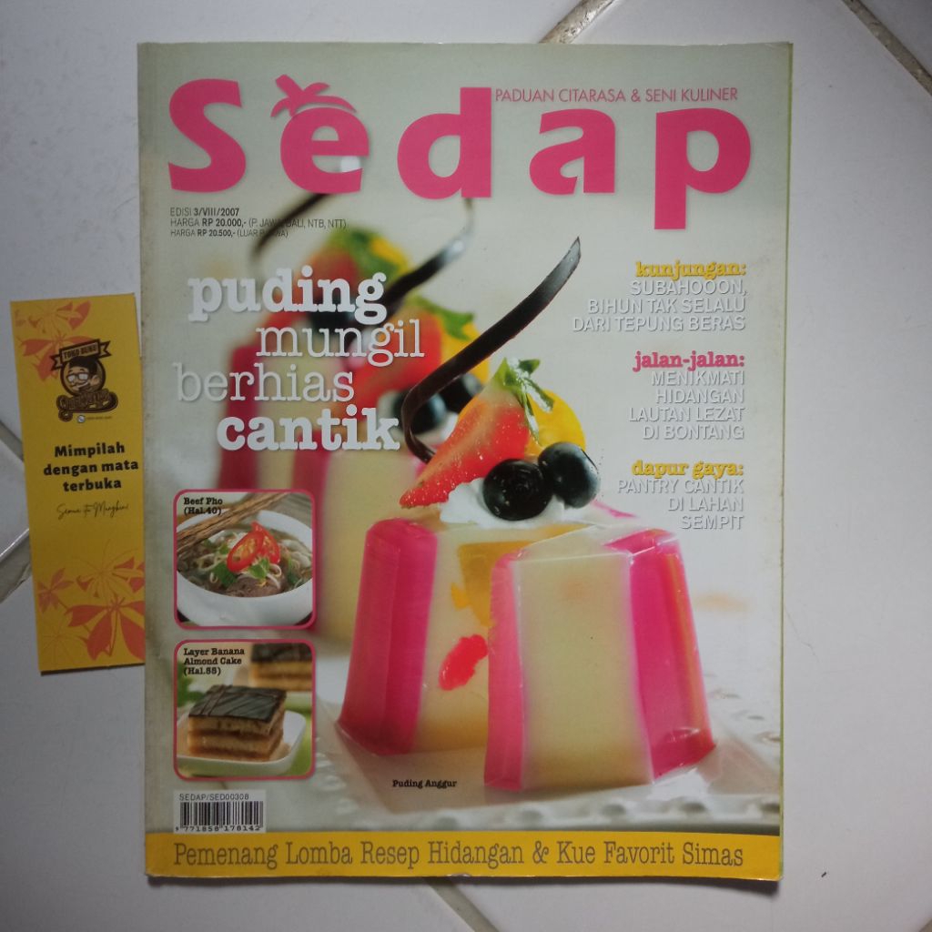 Resep Sedap - Edisi 3/VIII/2007 - Puding Mungil Berhias Cantik