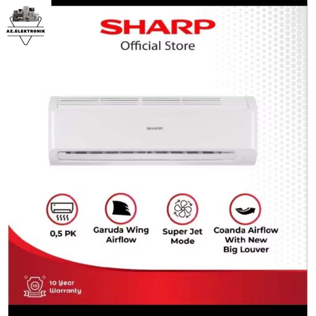 AC Sharp 0,5pk low Watt/AC Sharp 1/2pk bey