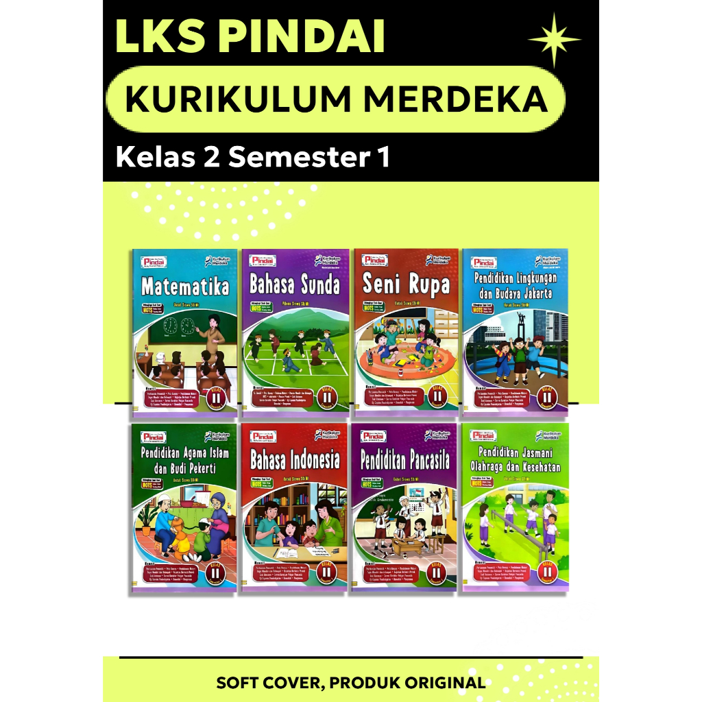 LKS PINDAI Kelas 2 Semester 1 Kurikulum Merdeka (ARYA DUTA)