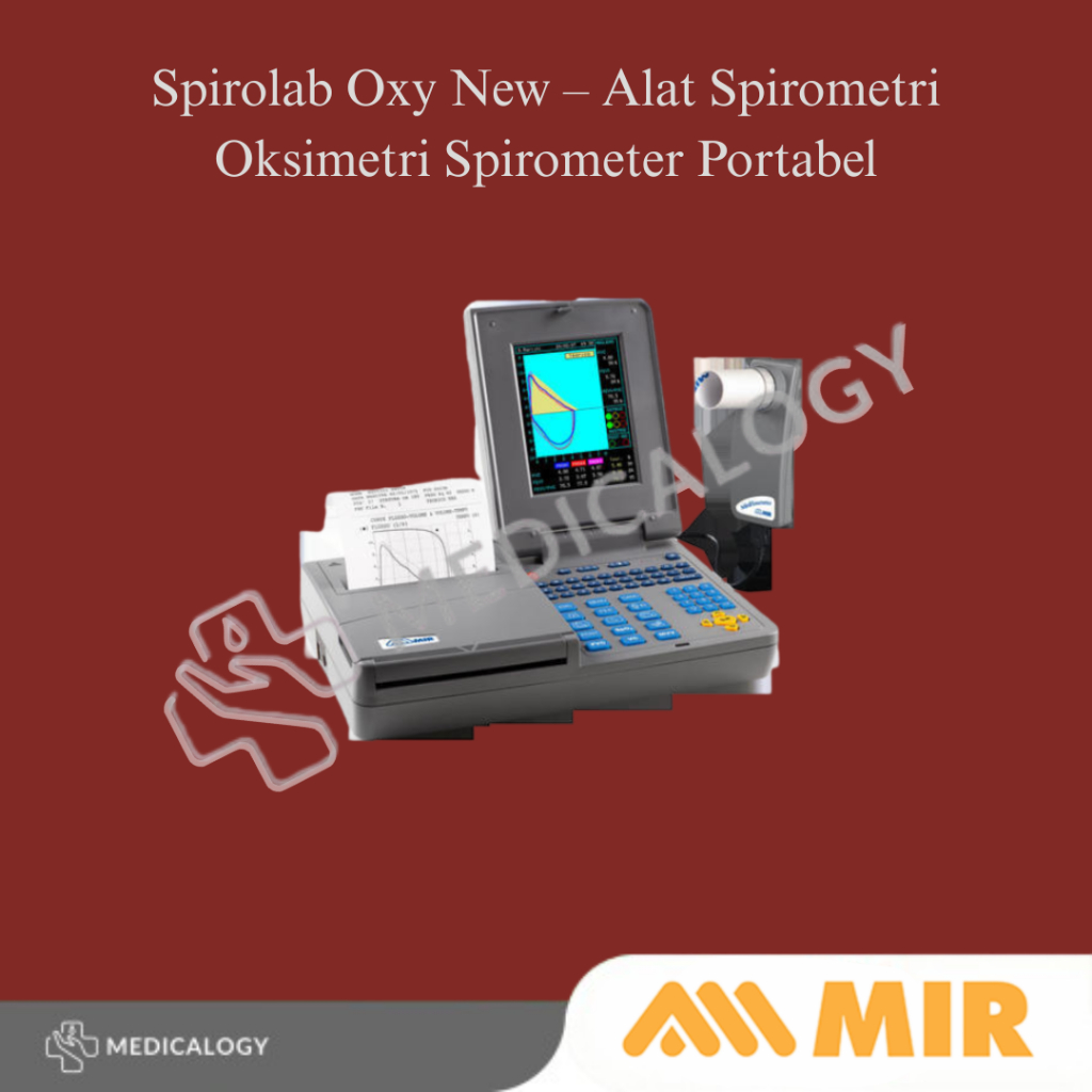 Spirolab Oxy New – Alat Spirometri Oksimetri Spirometer Portabel