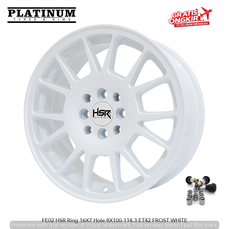 VELG HSR FE02 RING 16 COCOK UNTUK MOBIL GENIO CARRY NISSAN XENIA HSR FE02 RING 16