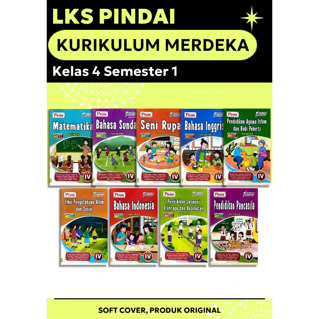 LKS PINDAI Kelas 4 Semester 1 Kurikulum Merdeka (ARYA DUTA)