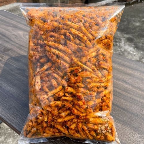 

Basreng Stik Pedas 1kg Cikruh Daun Jeruk