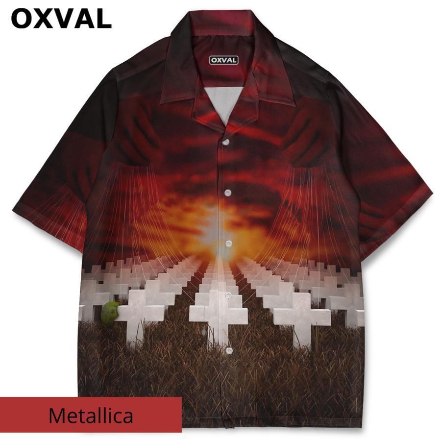 OXVAL - Kemeja Lengan Pendek - Metallica