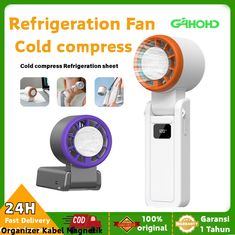 kipas angin mini tahan lama 24 jam 120Speed portable kipas tangan Kipas Tangan USB Rechargeable Kipa