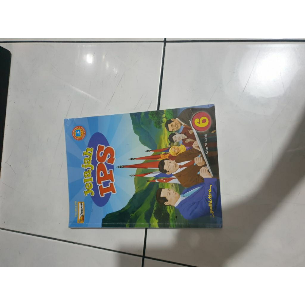 buku jelajah ips yudhistira kelas 6 bekas ( kondisi masih sangat bagus)