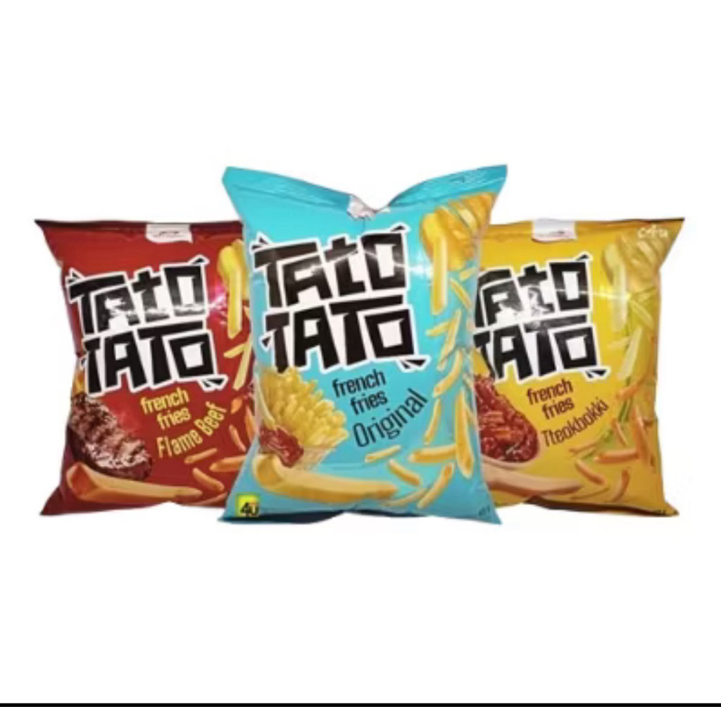 

Dua Kelinci Tato Tato French Fries All Varian 60 - 65gr