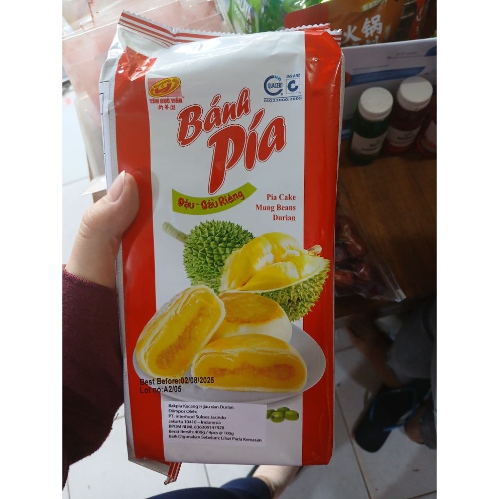 

RB Pia Durian Banh Pia Chay 300gr ( Asli Durian Musang King )