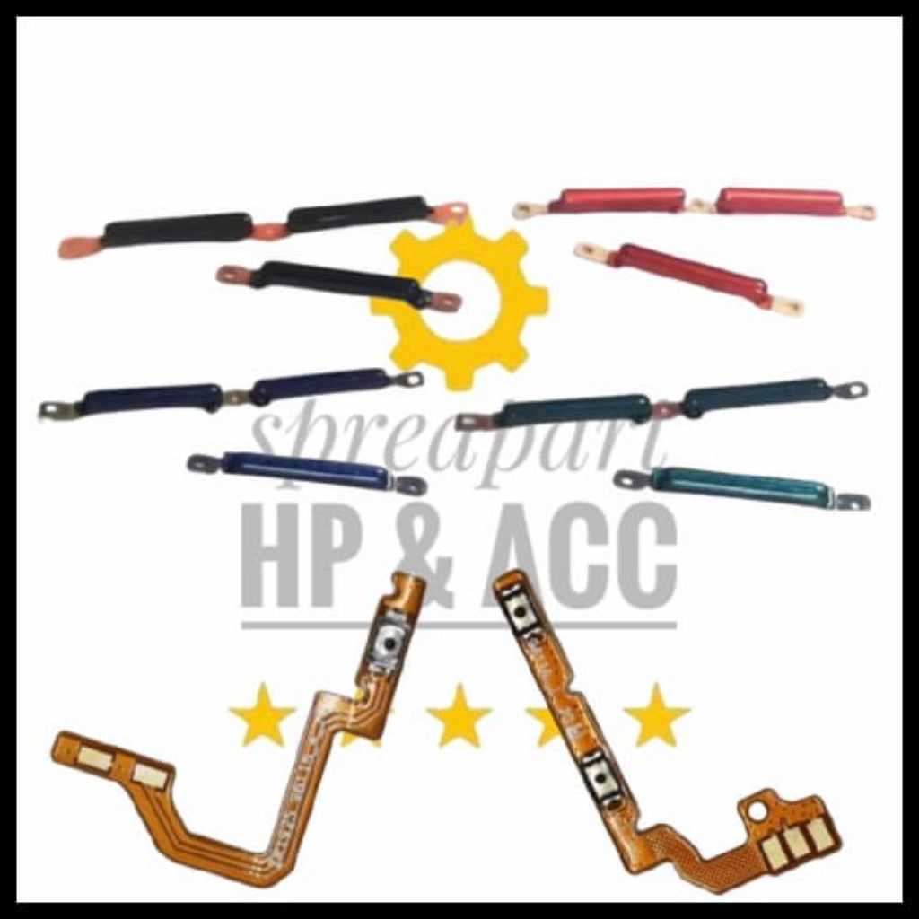 Flexible On Off Volume + Tombol Luar Samsung A10s Original | Sparepart HP