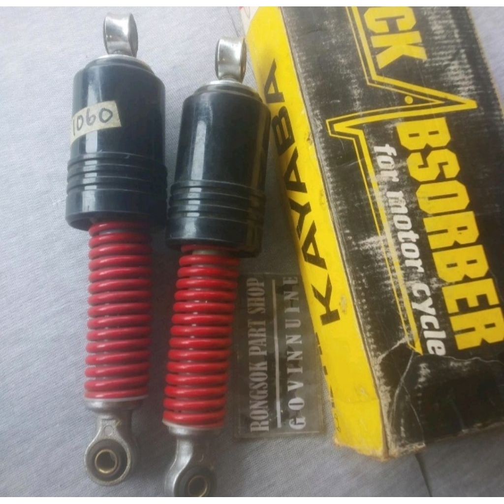 sok sock shok shock sokbeker shokbeker belakang yamaha alfa alva champ ori asli nos