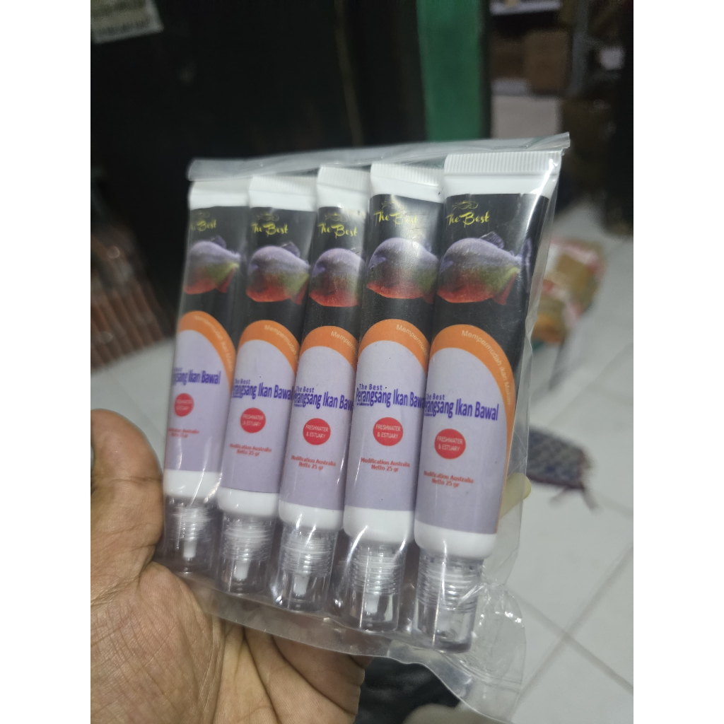 Perangsang ikan bawal dan ikan mas membantu mengumpulkan ikan dilapak ukuran 25gram