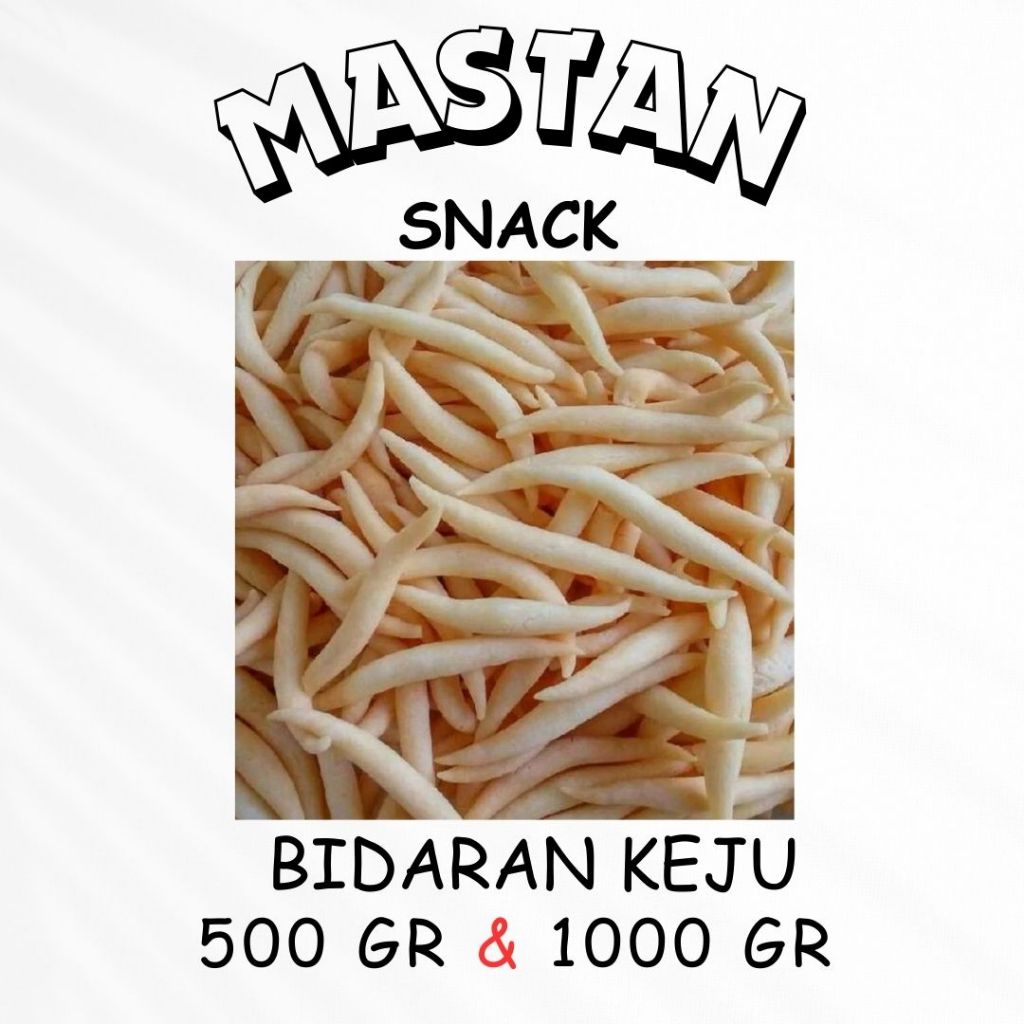 

[500gr & 1kg] Camilan Bidaran Keju Telur Gabus Premium