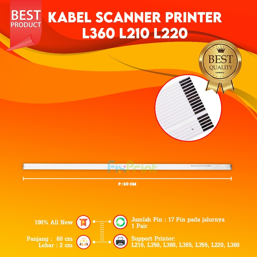 Kabel Head Scanner Epson L210 L220 Flexible Cable Printer L350 L360