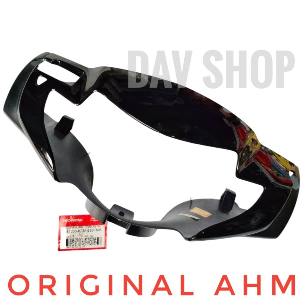 COVER/BATOK LAMPU DEPAN HONDA SUPRA X 125 OLD HITAM ORIGINAL AHM 53205KTM950FMB