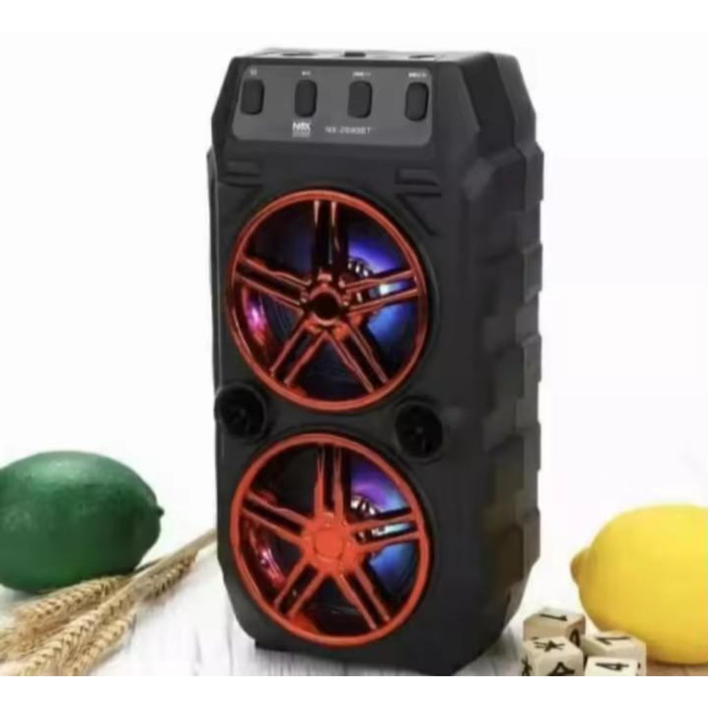 Speaker Portable SX Y2006 Bluetooth Super Bass MP3 Player USB Radio Free Microphone Termurah