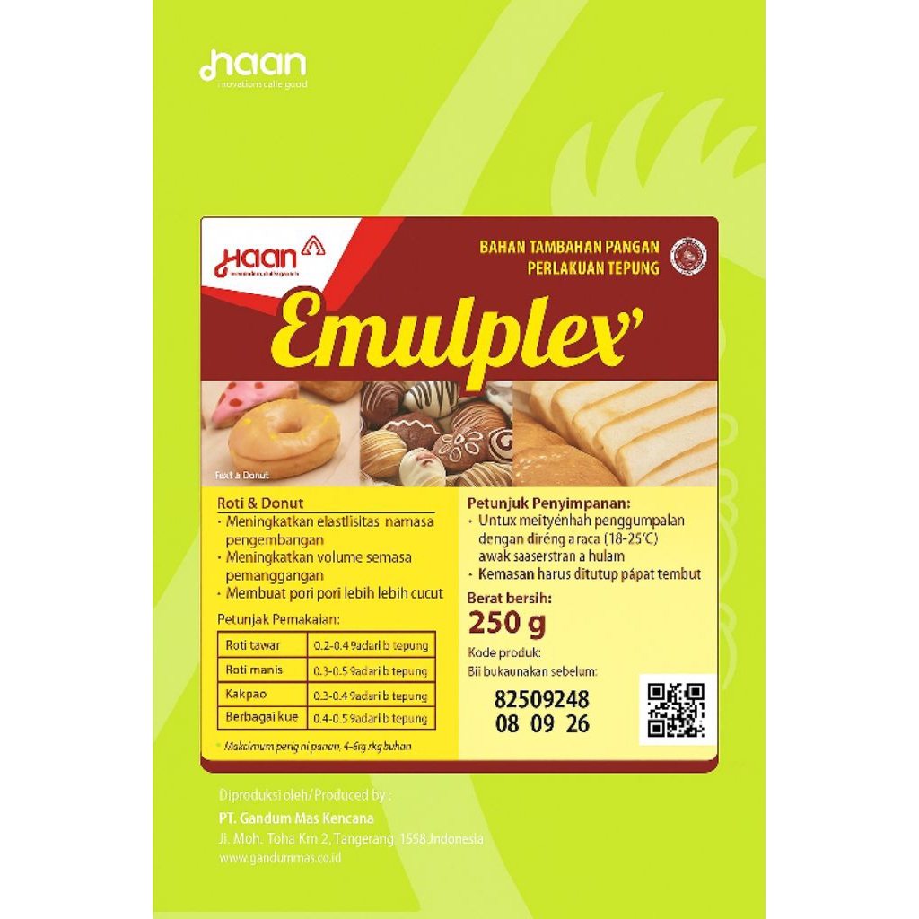 

Emuplex|Bahan Tambahan Pangan Perlakuan Tepung