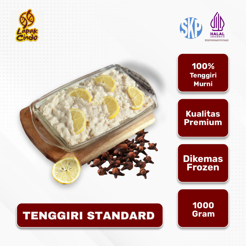 

LAPAK CINDO _ IKAN GILING TENGGIRI STANDAR 1000G COCOK UNTUK PEMPEK SIOMAY BASO IKAN DLL
