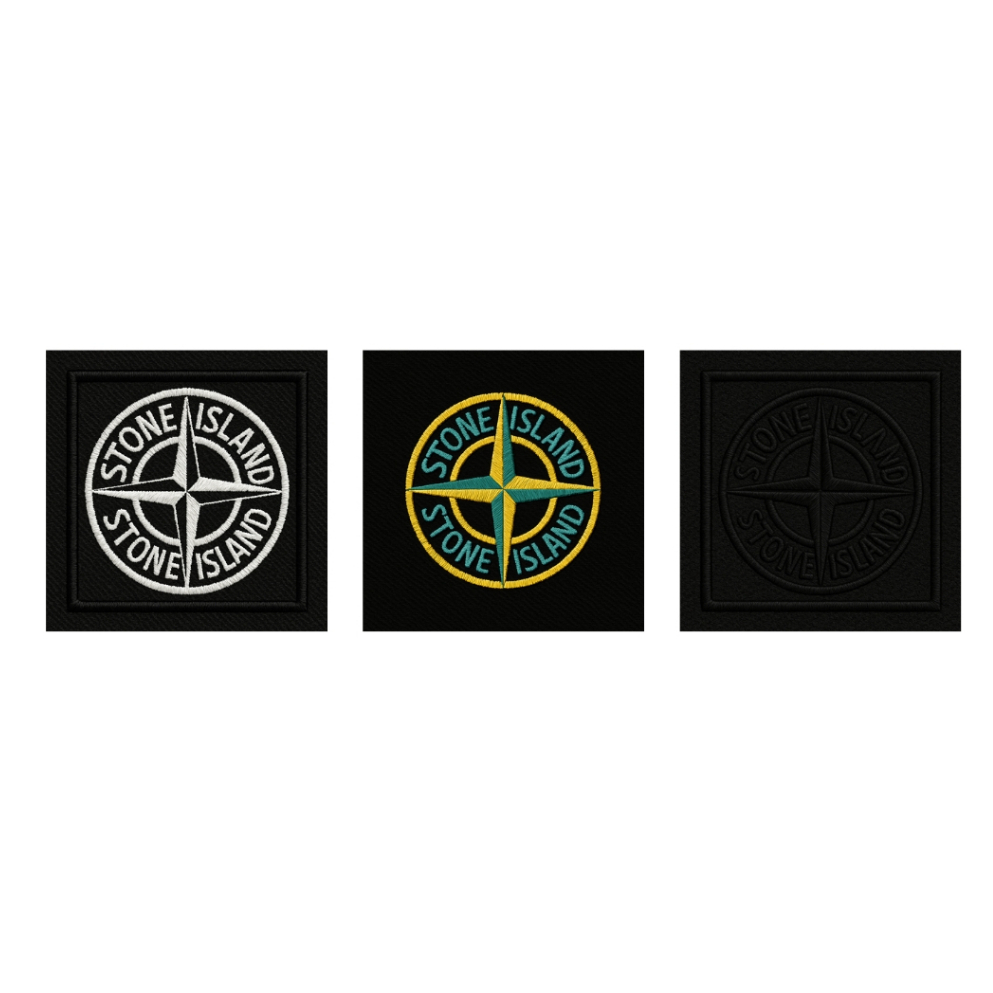 Patch Emblem Bordir Stone Island