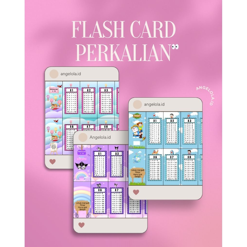 

Flash Card Perkalian Costum Nama