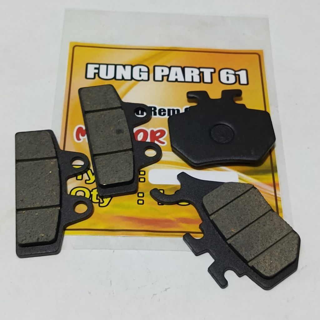 KAMPAS REM DEPAN BELAKANG SET  NIU GOVA