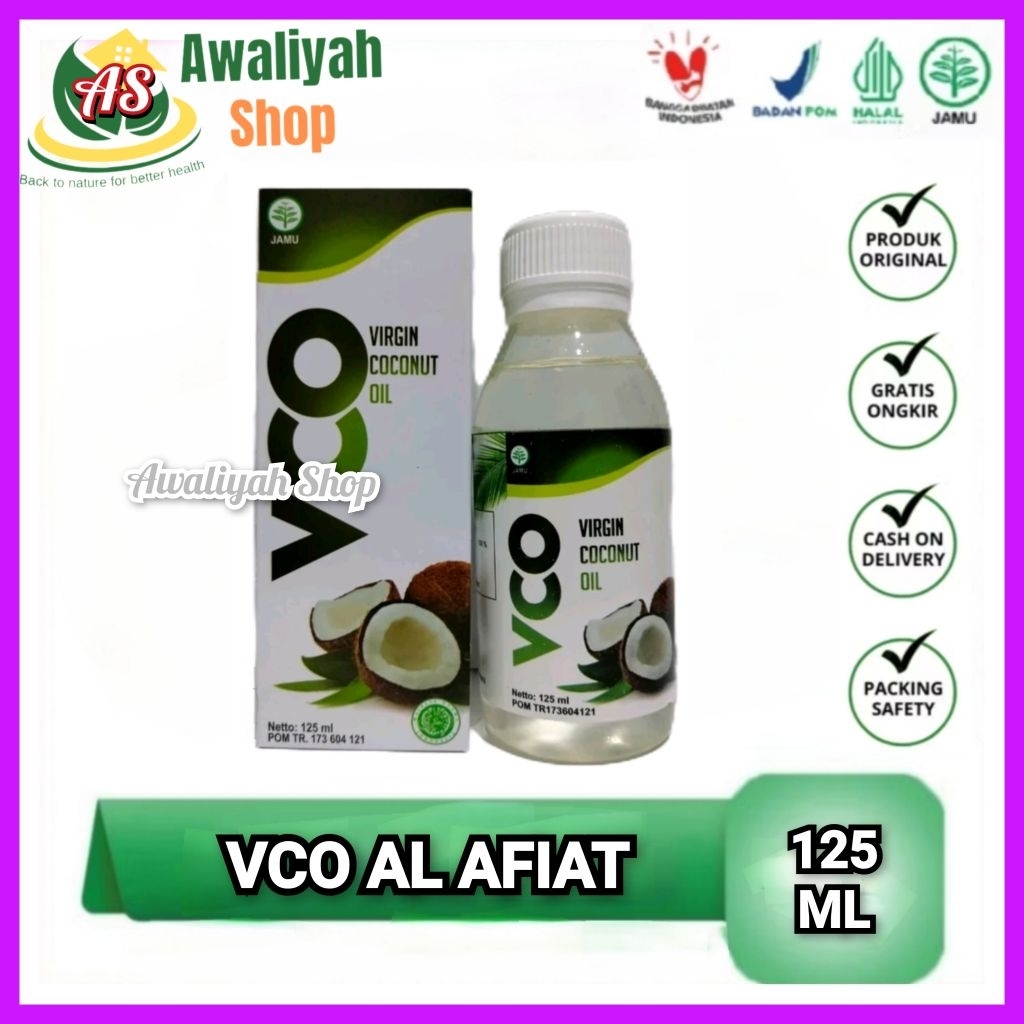 

VCO 125 ML Virgin Coconut Oil 125 ML - Minyak Kelapa Murni Spesial Alfiat