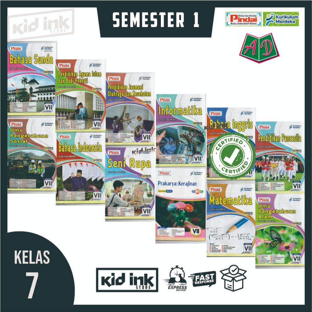LKS PINDAI KUMER KELAS 7 SMP (ARYADUTA) SEMESTER 1