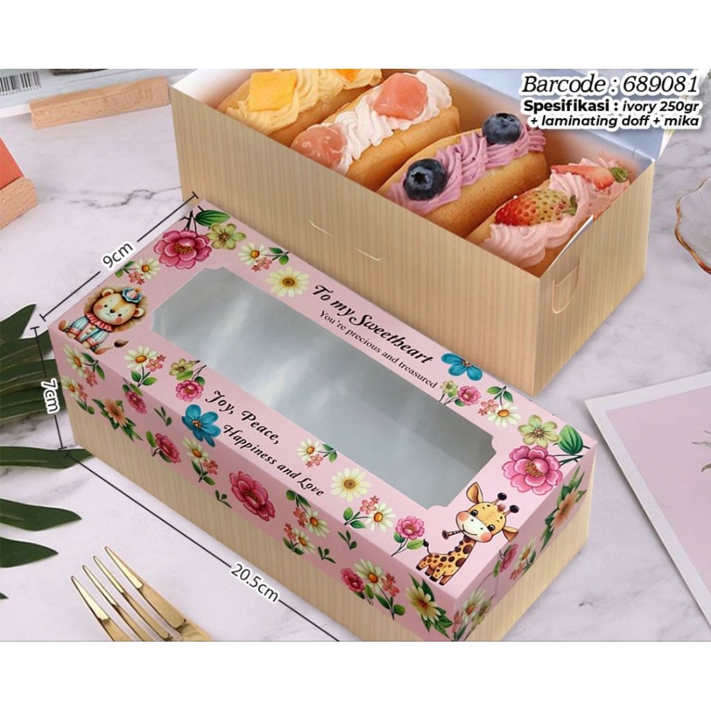 

Dus Cake Kue Hampers Import 20*9*7 cm per 4 pcs