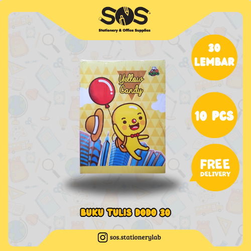 

Buku Tulis Dodo Isi 10 pcs