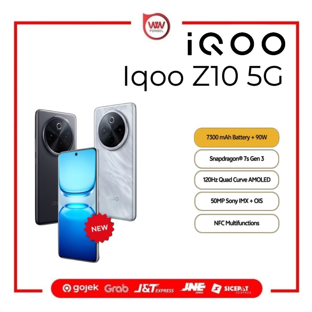 Hp Iqoo Z10 5G Ram 12GB Internal 256GB Garansi Resmi