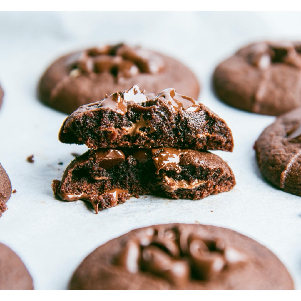 

chocolate soft baked cookie (tanpa pengawet)