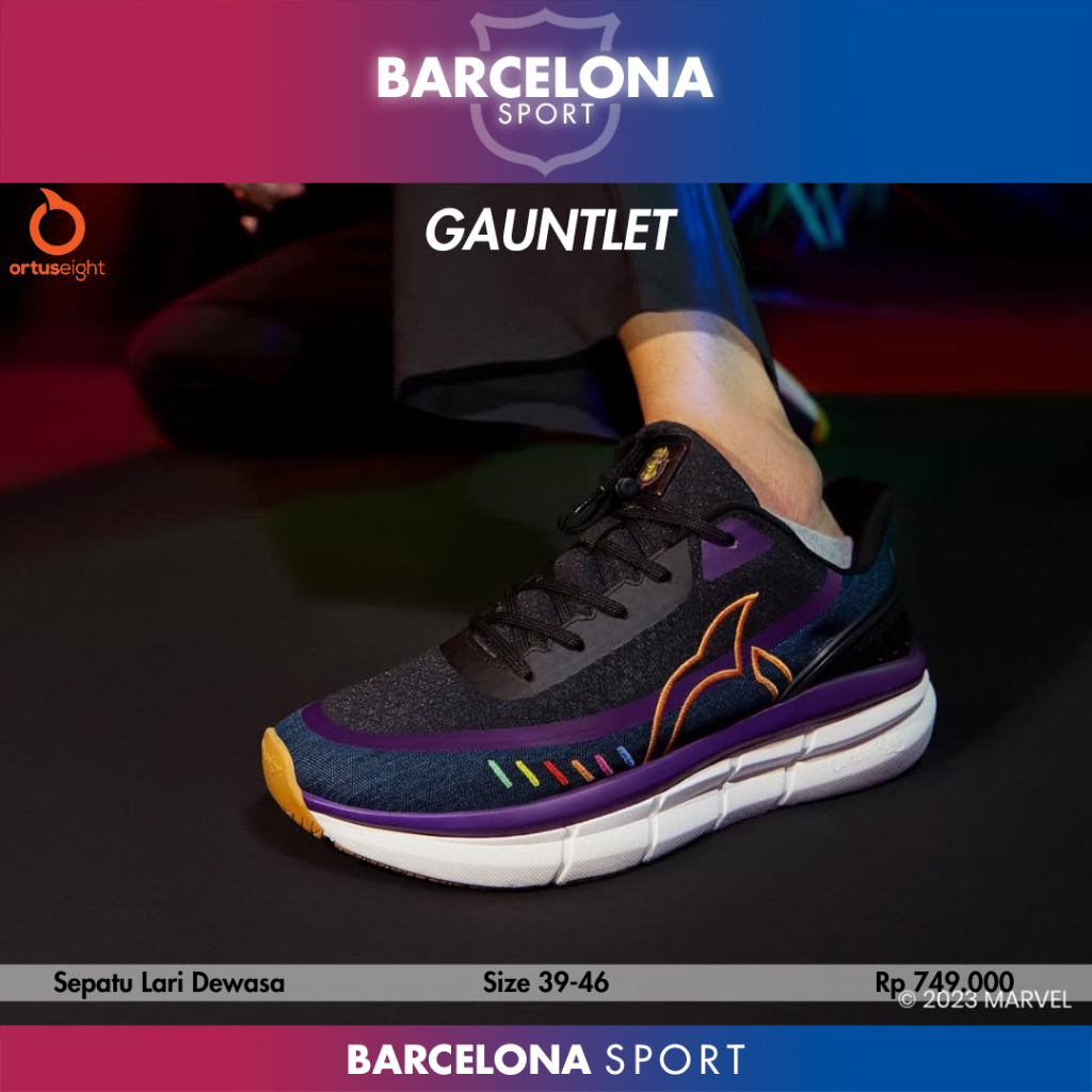 OrtusEight Gauntlet Marvel Limited Edition- Running Shoe / Sepatu Lari