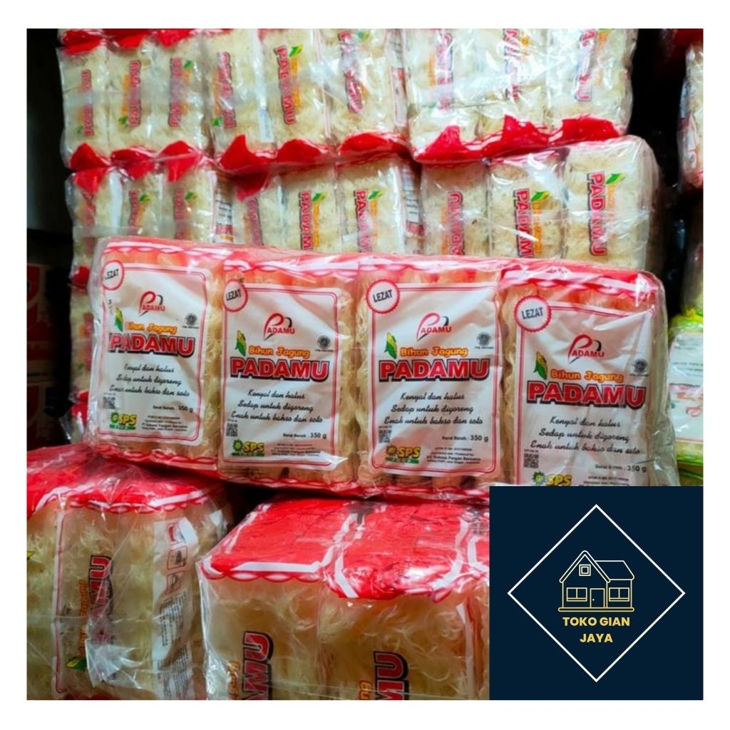 

Bihun Jagung Padamu 320 gram 1 bal ( isi 12 ) promo surabaya