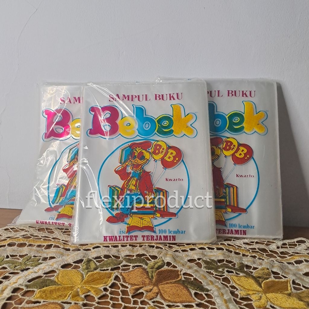 

Sampul buku bening BEBEK Kwarto isi 100 pcs