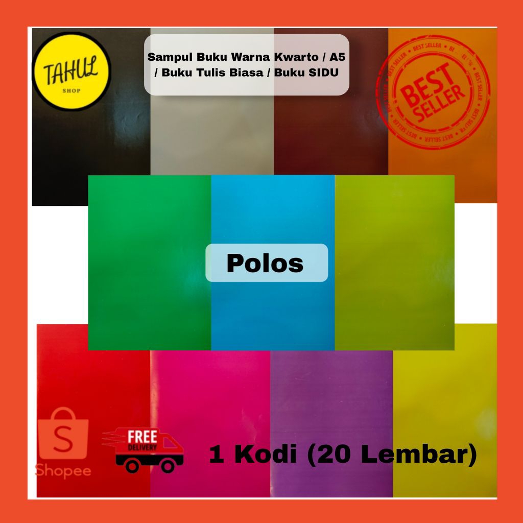 

1 Kodi ( 20 Lembar ) !!! Sampul Buku Warna Polos / Sampul buku Warna warni Sampul buku warna kwarto / Ukuran buku biasa / buku A5 ukuran sampul / sampul buku kertas marmer / sampul berwarna / Sampul Marmar / Sampul polos / sampul buku polos / sampul polos